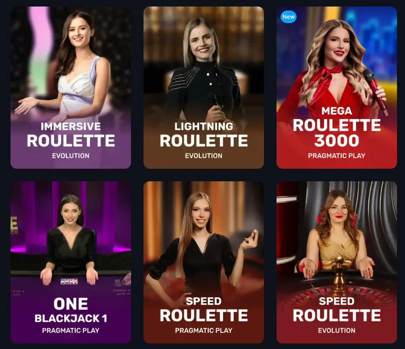 LuckyWins Live Casino