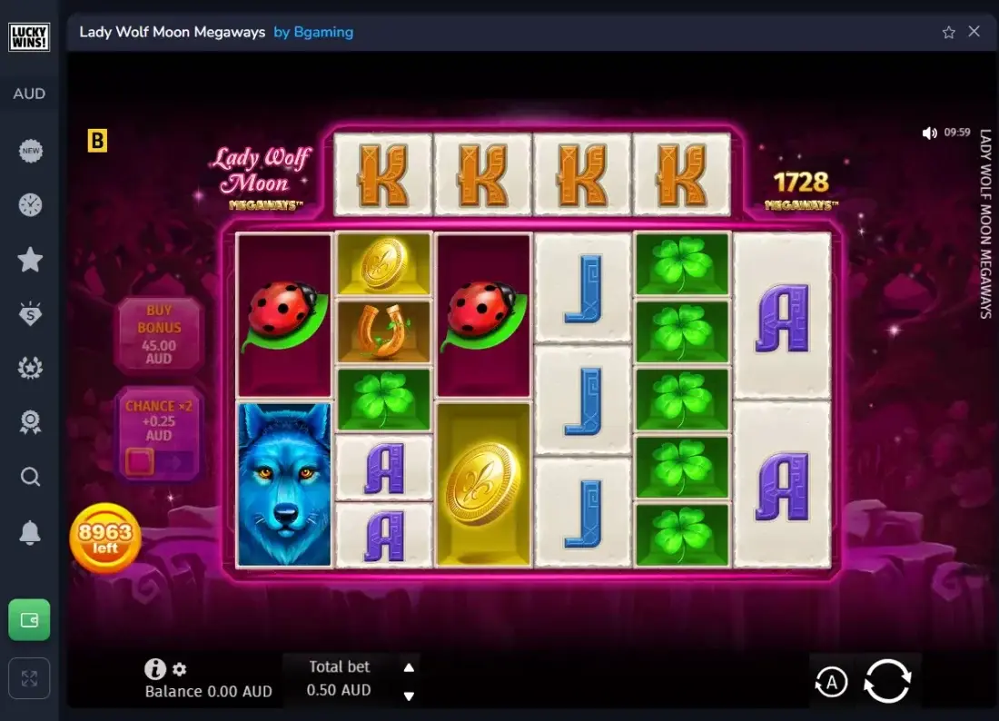 Lady Wolf Moon Megaways Demo Version